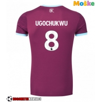 Moške Nogometnih dresov Burnley Lesley Ugochukwu #8 Domači 2025-26 Kratki rokavi